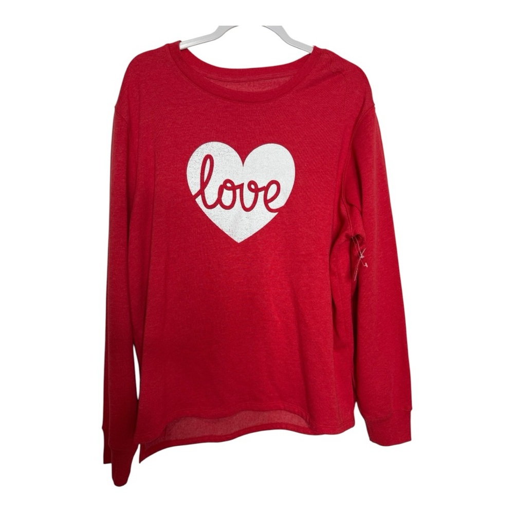 Positive Tees Sweatshirt Valentine Heart Sizs XL